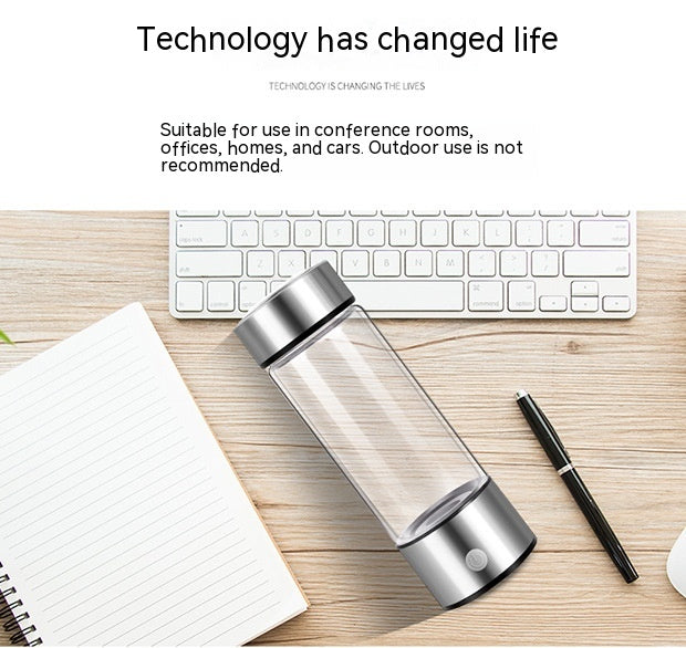 Portable Hydrogen Water Bottle Generator – Rechargeable Hydrogen-Rich Water Maker with Advanced Antioxidant Technology