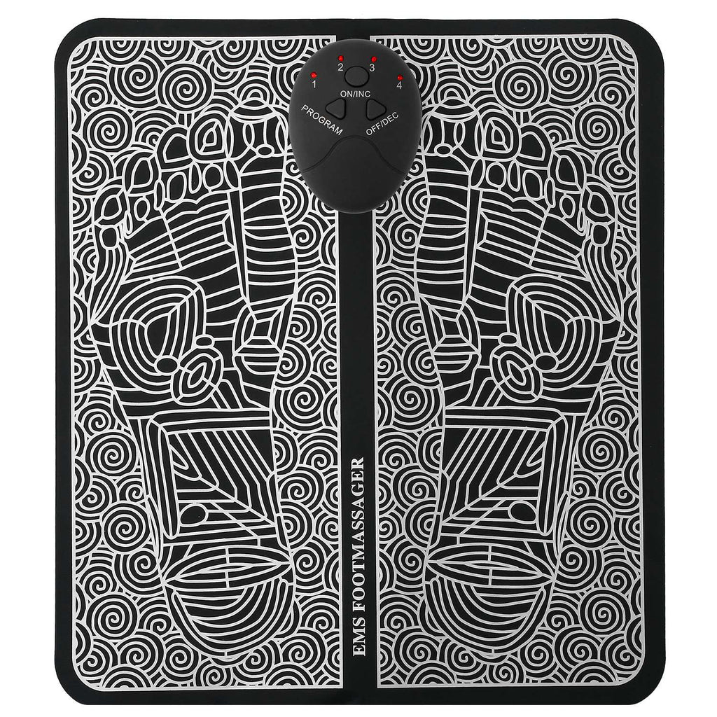 EMS Foot Massage Pad for Mothers Day Gift – Electric Muscle Stimulator for Feet & Legs, Rechargeable Body Massager for Pain Relief & Circulation Improvement