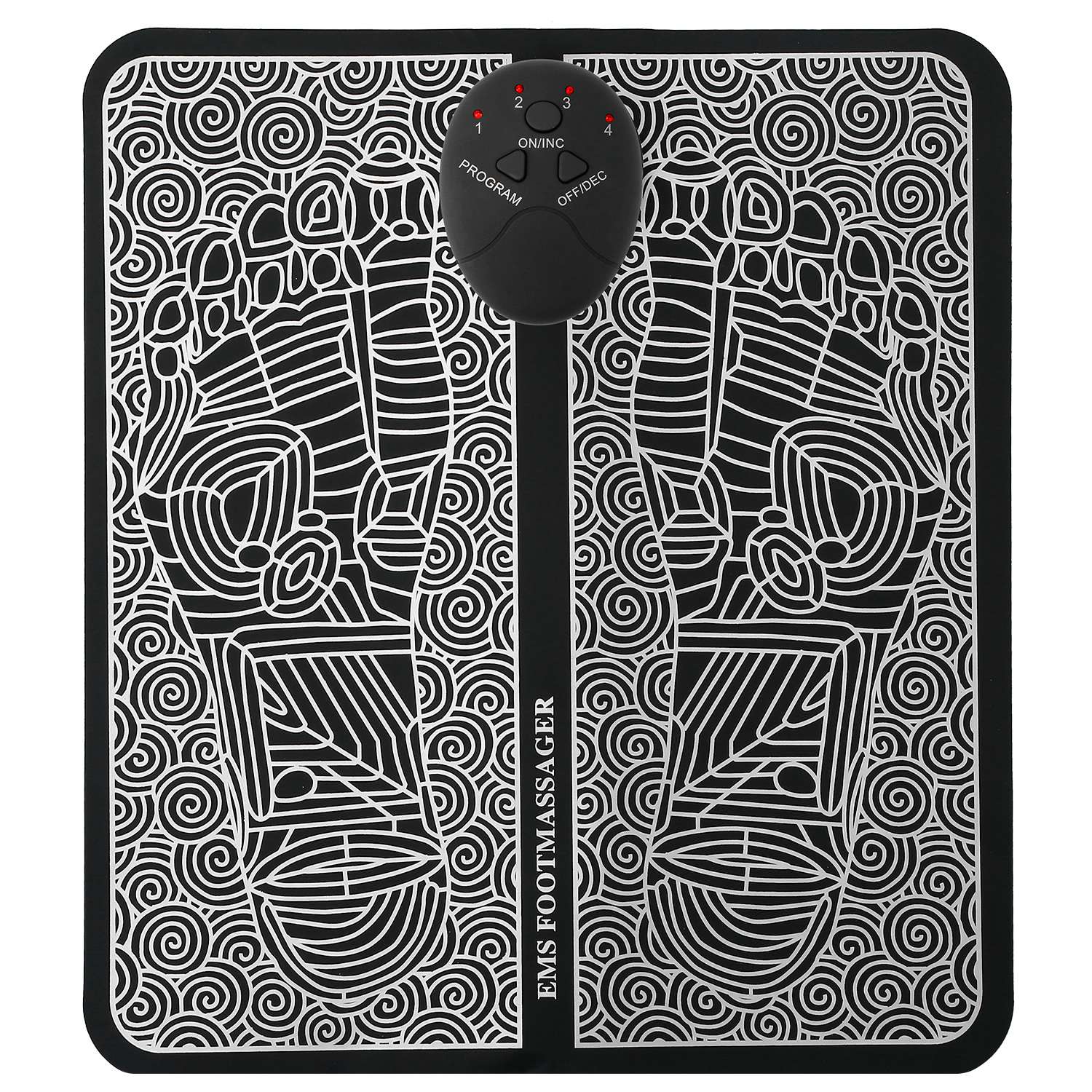 EMS Foot Massage Pad for Mothers Day Gift – Electric Muscle Stimulator for Feet & Legs, Rechargeable Body Massager for Pain Relief & Circulation Improvement