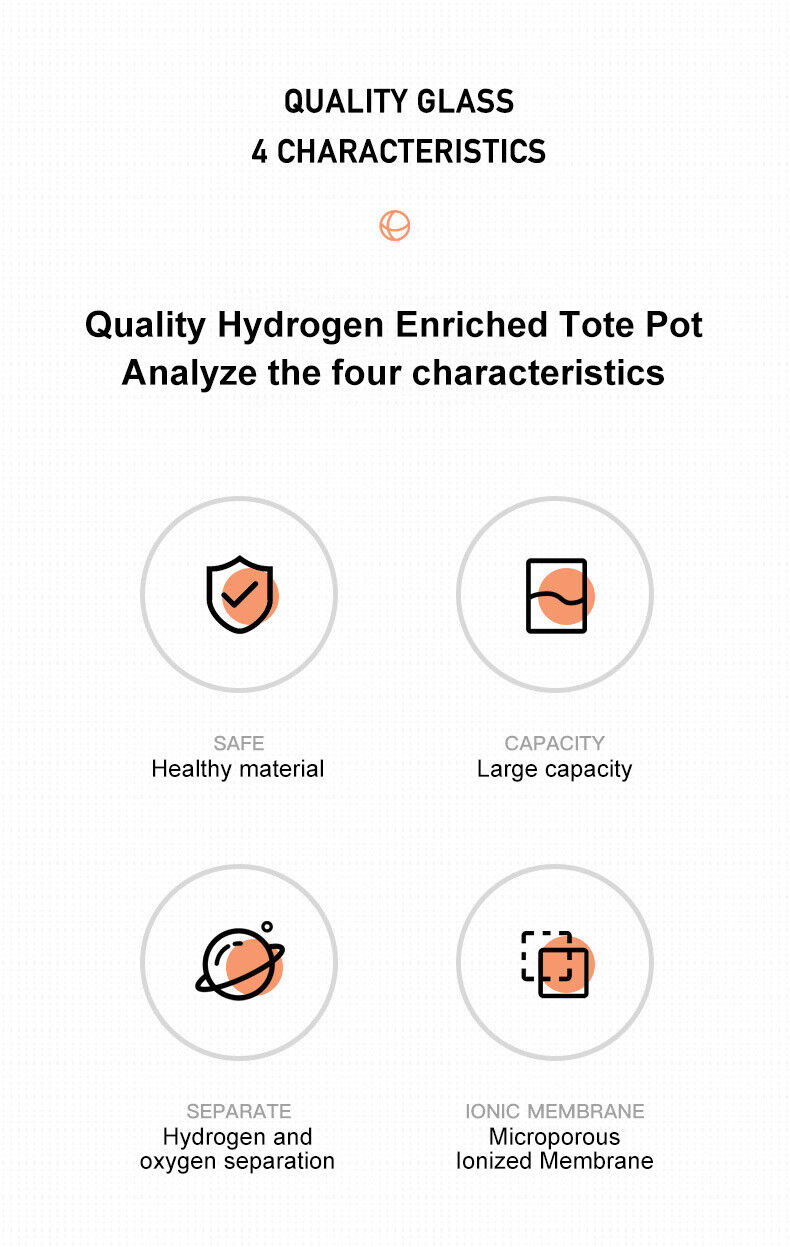 1.5L Hydrogen Water Bottle – Portable Hydrogen-Rich Water Generator with SPE Technology | Rechargeable Anti-Oxidant Wellness Bottle
