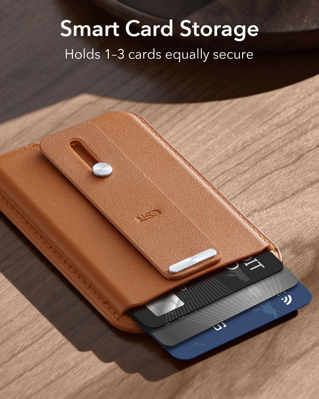 ESR MagSafe Wallet with Find My Support – Strong Magnetic 5-Card Holder for iPhone 12/ 13/ 14/ 15/ 16/ 17 Series