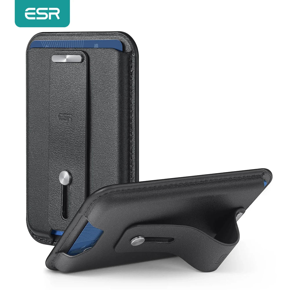 ESR MagSafe Wallet with Find My Support – Strong Magnetic 5-Card Holder for iPhone 12/ 13/ 14/ 15/ 16/ 17 Series