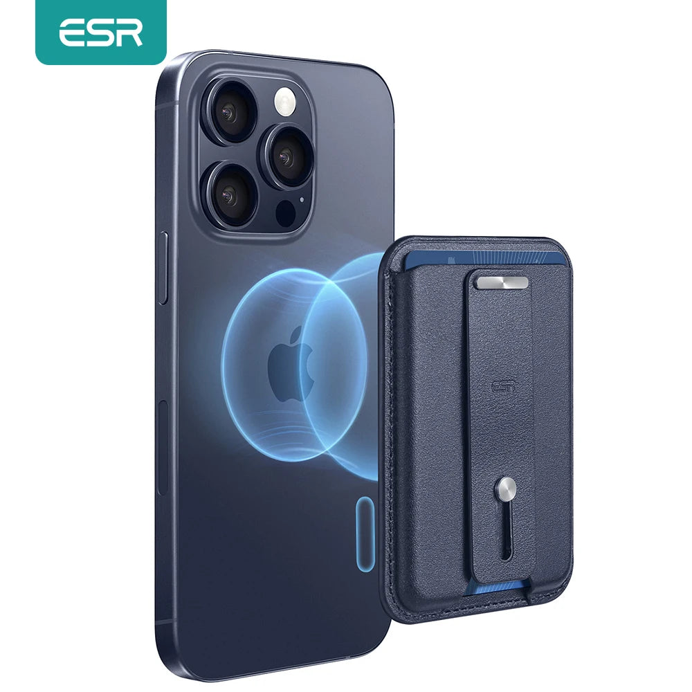 ESR MagSafe Wallet with Find My Support – Strong Magnetic 5-Card Holder for iPhone 12/ 13/ 14/ 15/ 16/ 17 Series