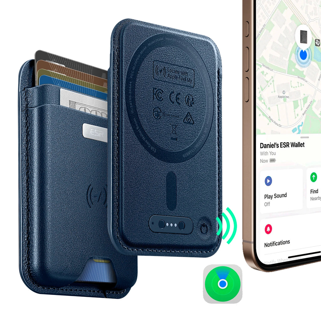 ESR MagSafe Wallet with Find My Support – Strong Magnetic 5-Card Holder for iPhone 12/ 13/ 14/ 15/ 16/ 17 Series