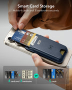 ESR MagSafe Wallet with Find My Support – Strong Magnetic 5-Card Holder for iPhone 12/ 13/ 14/ 15/ 16/ 17 Series